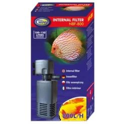 Filtre interne aquarium, jusqu'à 150L, AQUA NOVA, modèle NBF-800