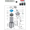 Filtre professionnel cuve dédiée, matière résistante - EHEIM PIÈCES DÉTACHÉES modèle 5e 600t (2178)