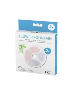 Filtres triple action fontaine à eau fleur pour chat Catit - x 2