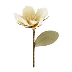 Fleur de magnolia en jute marron - 18 x 77 cm