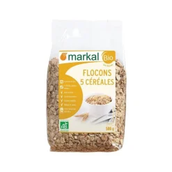 Flocon 5 céréales bio Markal - 500 g