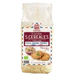 Flocons 5 céréales CELNAT 500 g