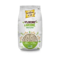 Flocons d'avoine sans gluten bio 500 g