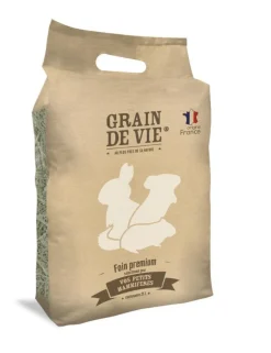 Foin premium pour petits mammifères Grain de vie - 25 L