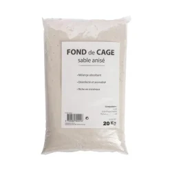Fond de cage en sable anisé Grain de Vie - 20 kg