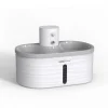 Fontaine à eau automatique nomade pour petit chien ou chat coloris blanc Hamiform - 2,5 litres