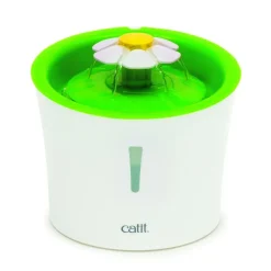 Fontaine à eau pour chat blanche et verte Cat-it Flower - 3 L