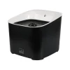 Fontaine à eau pour chat coloris noir et blanc en plastique Manoa - 3 L