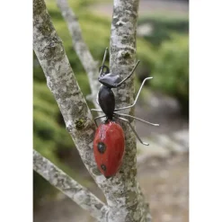 Fourmi rouge en métal recyclé Chouette & Co grand modèle