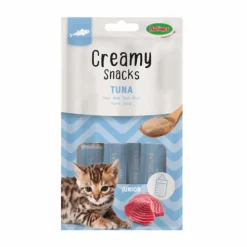 Friandise en crème pour chaton thon Bubimex Creamy x 4 - 60 g
