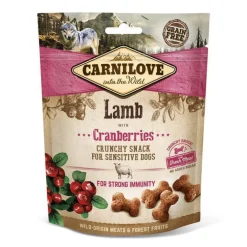 Friandise pour chien snack goût agneau à la canneberge Carnilove - 200 g