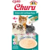 Friandises liquides pour chat poulet/crabe Inaba churu - 4 x 14 g