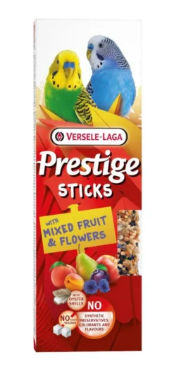 Friandises pour petites perruches Versele Laga Prestige Sticks Mélange de Fruits & Fleurs - 2 x 30 g