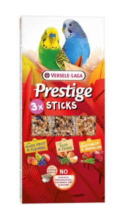 Friandises pour petites perruches Versele Laga Prestige Sticks Triple Variety Pack - 3 x 30 g