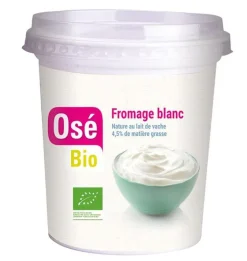 Fromage blanc 4.5 % MG Ose Bio - 400 g