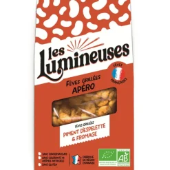 Fèves grillées bio apéro piment d’Espelette et fromage Les Lumineuses - 90 g