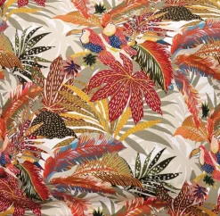 Galette de chaise en coton coloris multicolore Papouasie - 40 x 40 cm