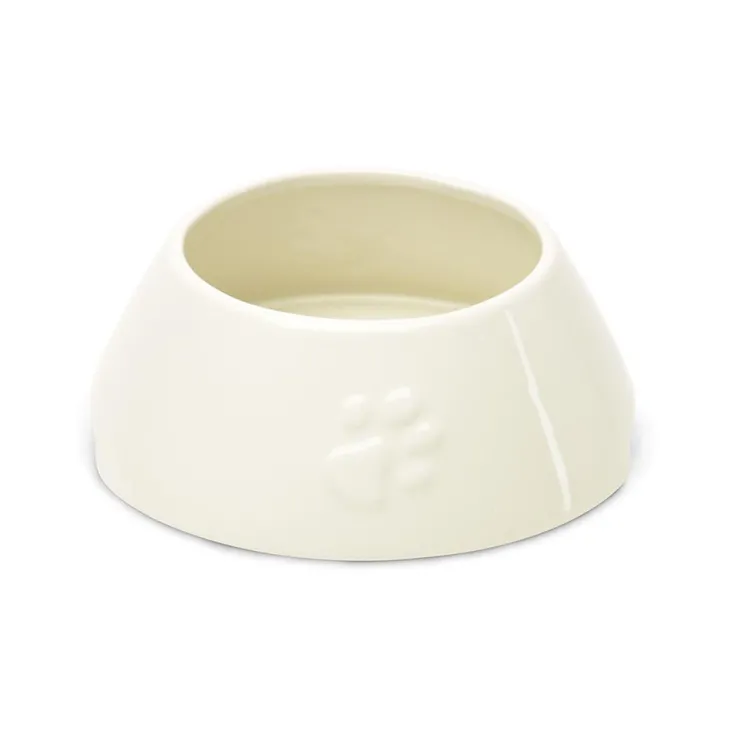 Gamelle pour chien aux longues oreilles coloris beige en grès Scruffs – 21 x 21 x 8,5 cm