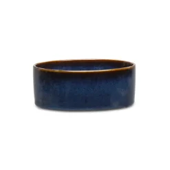 Gamelle pour chien en grès coloris bleu nuit Reactive Glaze Scruffs - 13 x 13 x 5 cm