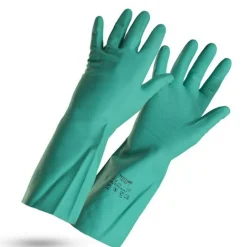 Gants de jardinage spécial traitement coloris vert