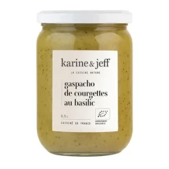 Gaspacho de courgettes et basilic bio Bonh- k&j - 50 cl