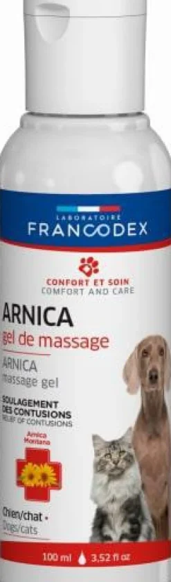 Gel de massage à l'arnica pour chien et chat Francodex - 100 ml