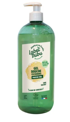 Gel douche cocooning bio Label Tribu - 1 L