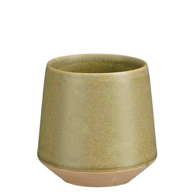 Gobelet en grès vert Nika - Ø 7 x H 8 cm