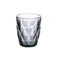 Gobelets en verre gris Diamond - 6 x 240 ml
