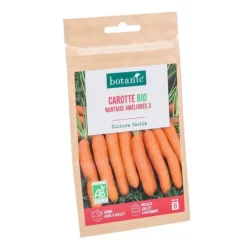 Graines de carotte nantaise améliorée 3 bio botanic® - graines à semer