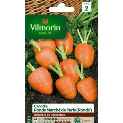 Graines de carotte ronde marché de Paris Vilmorin - graines à semer