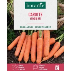 Graines de Carotte Yukon Hybride F1 botanic® - graines à semer
