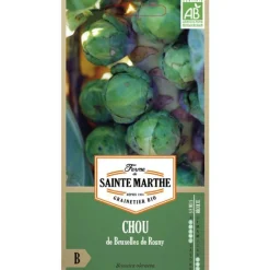 Graines de Chou de Bruxelles de Rosny bio Ferme de Sainte Marthe - graines à semer