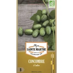Graines de Concombre à confire bio Ferme de Sainte Marthe - graines à semer