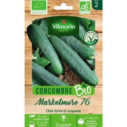 Graines de concombre marketmore 76 bio Vilmorin - graines à semer