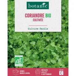 Graines de coriandre cultivée bio botanic® - graines à semer
