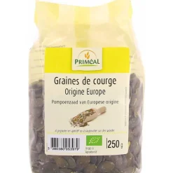Graines de courge bio en sachet de 250 g