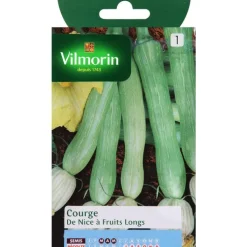 Graines de courge de Nice fruit long Vilmorin - graines à semer