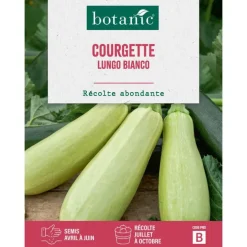 Graines de courgette blanche de Sicile botanic® - graines à semer