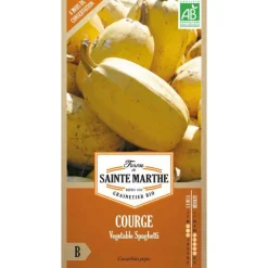 Graines de courgette spaghetti végétal bio Ferme de Sainte Marthe - graines à semer
