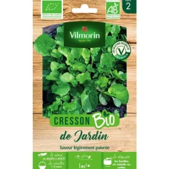 Graines de cresson de jardin bio Vilmorin - graines à semer