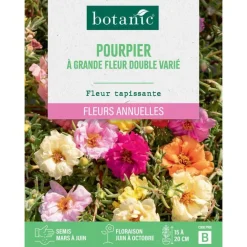 Graines de fleurs de Pourpier à grande fleur double varié botanic®