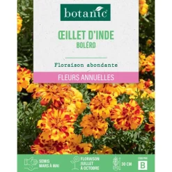 Graines de fleurs d'Œillet d'inde boléro botanic®