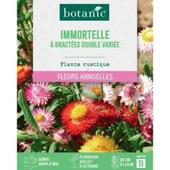 Graines de fleurs d'Immortelle à bractées double variée botanic®