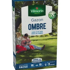 Graines de gazon à semer espace à l'ombre Vilmorin - en étui de 250 g