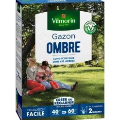 Graines de gazon à semer gamme ombre Vilmorin - 1 kg