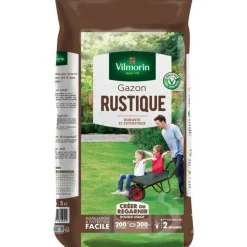 Graines de gazon à semer rustique Vilmorin - 5 kg