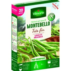 Graines de haricot nain Montebello Vilmorin - graines à semer