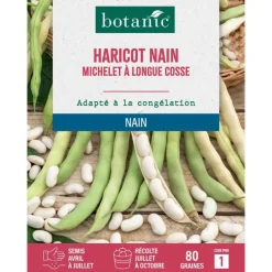 Graines de haricot nain Michelet à longue cosse à écosser botanic® - graines à semer