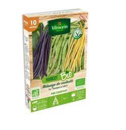 Graines de Haricot Rame mix bio Vilmorin - graines à semer